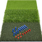 SAPLIZE Foldable Heavy-Duty Golf Hitting Mat, Practice Mat with 10mm EVA Rubber Backing, Larger Size for Indoor/Outdoor Swing and Chipping Practice, Anti-Deformation