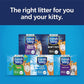 Fresh Step Clumping Cat Litter, Heavy Duty Advanced, Long Lasting 30-Day Odor Control with Odor Eliminating Carbon, 17.5 lb