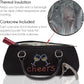 Wine Clutch Bag (Thermal Insulated) Trendy Women’s Carry Tote | Holds Red & White 750mL Bottles | Trendy Fashion | Incl. Portable Waiter-Style Corkscrew (Cheers)
