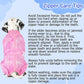 Lukovee Recovery Suit for Dogs, Zipper On Recovery Suit for Female Male Dog, Onesie Abdominal Wounds Cone E-Collar Alternative Prevent Licking Spay Recovery Suit (Small, Pink Tie-dye)