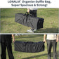 46 Inch Large Duffle Bag for Travel Camping - 127L Extra Large Heavy Duty Duffel Bag, Sport Equipment Storage Bag with 2 Sides Handles-Black