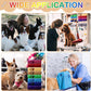 Chumia 8 Pcs Dog Towels for Drying Dogs Cats Pet Towels Bulk Puppy Microfiber Quick Drying Paw Bath Bathing Supplies Absorbent for Medium Pets(Bright Color,40 x 24 Inch)