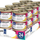 Solid Gold Wet Cat Food Shreds in Gravy - Healthy Canned Cat Food Made w/Real Tuna, Shrimp, Vitamins, Minerals & Taurine - Grain Free & Gluten Free Canned Meals for Cats & Kittens - 24ct/3oz Can