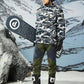 MAGCOMSEN Men's Snow Ski Pants Fleece Lined Water Resistant Winter Pants with 4 Zip Pockets for Snowboard Hiking Outdoor