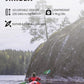 Adjustable Kayak Paddle with Carbon Shaft and PP Blade Available in 220-230/220-240/230-250cm Floating Lightweight Kayak Oars with Original Pattern