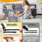 Car Seat Booster for Dog: High-Support Memory Foam Pet Car Seat for Small/Medium Dogs Under 35lbs with Elevated Cushion - Detachable Washable Puppy Travel Bed for Driving with Pockets (Grey)