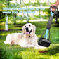 PPOGOO Non-Breakable Pooper Scooper for Large Medium Small Dogs with 24.3inch Long Handle High Strength Material Durable Spring, Easy Grass and Gravel Pick Up