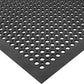 Ottomanson Heavy Duty Rubber Floor Mat – Non-Slip, Waterproof, Easy to Clean – Anti-Fatigue Mat for Commercial Kitchens, Restaurants, Workshops – Oil Resistant, Hose Washable – 36" x 60", Black