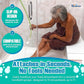 NEW Rinseroo: 5ft Slip-On Handheld Shower Attachment Hose w/Spray Head- Removable Extension Arm- Converts Fixed Shower Head into Handheld Bather. Portable, No-Install Shower Hose Wand for Seniors, RV.