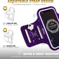 TRIBE Water Resistant Cell Phone Armband Case Running Holder for iPhone Pro Max Plus Mini SE (13/12/11/X/XS/XR/8/7/6/5) Galaxy S Ultra Plus Edge Note (21/20/10/9/8/7/6/5) Adjustable Strap & Key Pocket