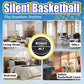 2025 Upgraded Silent Basketball Size 7 - Indoor Noiseless Airless Foam Basketball, Quiet Dribble Dream Training Ball with Soft Soundless Bounce-Pink