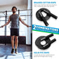 Weighted Jump Rope for Men, Women (1.5LB) - Alloy Steel Handles, Speed Skipping Rope, Gym,Indoor/Outdoor - Fitness, Workout, Boxing - Solid PVC & Cotton Rope
