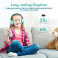 Active Noise Cancelling Kids Headphones, 60H Playtime, Wireless Bluetooth Over-Ear Headset, Built-in Microphone for Home/School/Travel/Party - Includes Portable Case