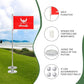 Golf Putter Swing Training Practice Aids Green Hole Flag Hole CupTraining Equipment Home Indoor Outdoor Office Backyard Practice Men Fathers an Ideal Gift Golfers