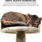 Furhaven 49.5" Tall Cat Tree for Indoor Cats, Ft. Sisal Scratching Posts, Plush Ball Toy, & Busy Box Toy - Tiger Tough Play Stairs Interactive Playground Tower - Cream, One Size