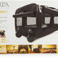 Sherpa on Wheels Indoor Pet Dog Carrier, Black Large for All Breed Sizes