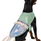 cyeollo Large Dog Costume Mermaid Dog Halloween Costumes Holiday Outfit for Big Dogs Pet Birthday Party Sparkly Clothes, Size XL