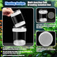 2 Pcs Breeder Box for Fish Tank Aquarium Breeder Separation Net Breeding Box with Suction Cup for Small Fish Shrimp Clownfish Guppy(White,M)