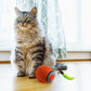Smart Speedy 3.0 Interactive Cat Ball with Auto Obstacle Avoidance - Indoor Kitten Toy for Mental Stimulation & Playtime Fun ，2025 Edition (Orange)