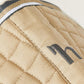 HORZE Adepto Quilted Quick-Dry Dressage Saddle Pad for Horses with Two-Tone Trim