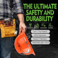 GREEN DEVIL Matrix Full Brim Hard Hat with Headlight Vented Construction Safety Helmet OSHA Approved Cascos De Construccion Work Hardhat for Men&Women