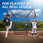 7x7 FT Baseball Net for Batting Pitching Hitting, with Strike Zone, Softball Net for Batting and Pitching, Baseball Practice Training Equipment for Kids Adult Youth