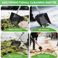2-in-1 Chicken Poop Scooper & Rake - Adjustable Chicken Coop Scoop with Handle（39、53、67 in），Stainless Steel Shovel Head- Litter Scooper Sand & Sifting Shovel for Chicken Coops
