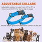 Dogline Biothane Waterproof Dog Collar with Quick Release Buckle Strong Coated Nylon Webbing with Odor- Proof for Easy Care Easy to Clean Fits Small Medium or Large Dogs, Dogline Blue 1" W 15-23" L