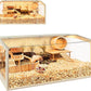 Prolee Hamster Cage Chew Proof, Guinea Pig Cages, Mice and Rat Habitat Openable Top, Hamster Habitat Solid Built