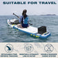 UPWELL 11’6”/11'2”/11'/10'8”/10'6”/10'2” Inflatable Stand Up Paddle Board with sup Accessories Including Backpack, Repairing Kits, Non-Slip Deck, Leash, 3 Fins, Paddle and Hand Pump