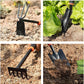 Premium 8-Piece Garden Tools Set – Heavy Duty Carbon Steel with Rust-Proof Coating, Ergonomic Handles, SK-5 Pruning Shears, Waterproof Repotting Mat & Storage Tote Bag – Ideal Gift for Gardeners