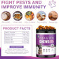 Dog Flea and Tick Treatment Chewable 200 Treatment Chews Natural Soft Chew Fleas Ticks Treatment Dog Oral Chewables Support Supplement Pest Defense Breeds and Ages Dogs Chicken Flavor