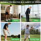 Retractable Golf Swing Training Aid - Golf Swing Trainer, Portable Grip Trainer for Indoor & Outdoor Practice, Improving Strength