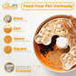 Slow Feeder Dog Bowl with Lick Mat and Puzzle Inserts - Non-Slip Base, Adjustable Speed Design, Dishwasher Safe for Puppies, Orange
