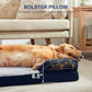 FURTIME Orthopedic Dog Bed for Small Dogs - Waterproof Dog Sofa Beds Small, Supportive Foam Pet Couch Bed with Removable Washable Cover, Waterproof Lining and Nonskid Bottom, Navy Blue