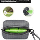 Petmolico Dog Poop Bag Holder Leash Attachment, Dog Waste Bag Dispenser Zippered Pouch, Fits Any Dog Leash, Includes Free Roll of Dog Bags, Poop Bag Dispenser - 2 Pack, Deep Gray