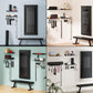 2-Tier Floating Shelf Compatible with Tonal Accessories, Home Gym Storage Shelf, Gym Rack Wall Mount Organizer, Workout Metal Holder, T-Bracket Lock Adapters Hanger, US Patent Holding