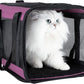 petisfam Soft Pet Carrier for Large and Medium Cats, 2 Kitties, Small Dogs. Easy to Get Cat in, Great for Cats That Don't Like Carriers (Viva Magenta)
