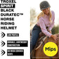 Troxel Spirit MIPS Technology Full Coverage Horse Riding Helmet, Horseback Riding Gear for Equestrians, Extra Small/Youth (6-1/4-6-1/2), Black Duratec