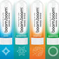 BoomBoom Nasal Stick | Vapor Flow Technology | Cool Refreshing Sensation | Natural Mood Boost | Simple Ingredients | Essential Oils + Menthol Inhaler (Mint, Wintermint, Tropical, Spearmint)
