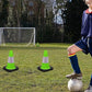 OrangeStar 12" Traffic Cones 4-Pack, Green Safety Cones with Reflective Collar & Heavy Duty Base for Driving Practice, Parking Lots, Roadwork, Construction | Indoor & Outdoor Use