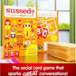 SUSSED The Wacky ‘What Would You Do’ Travel Card Game - Social Fun for Kids and Teens - Easy Game for Families & Road Trips - Ages 7+ - Orange Pack