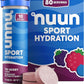 Nuun Sport Electrolyte Tablets with Magnesium, Calcium, Potassium, Chloride & Sodium, Gluten Free & Vegan, Tri-Berry, 8 Pack (80 Servings Total)