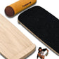 Balance Board trainer for Adults Kids，Hockey snowboard wobble board，450Lbs remarkable core trainer made of wood/Less Plastic