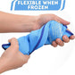 Reusable Ice Pack (Pack of 2) for Injuries - Hot & Cold Gel Ice Packs for Injuries & Back Pain Relief
