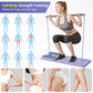 Pilates Reformer Set, ESBANY Pilates Board with Phone Holder, Multi-Purpose Foldable Pilates Reformer Machine, Portable Home Pilates Slider Board Equipment for Home Workout, Fitness, Exercise, Abs