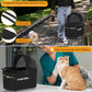 PAWZIDEA Pet Stroller 4 in 1, Dog Strollers for Small/Medium Dogs/Cats with Detachable Carrier NO-Zip Canopy, Seatbelt Puppy Car Seat Combo, Foldable & Lightweight Jogger Cat Strollers, Storage Basket