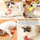 Interactive Cat Toys for Indoor Cats, 2025 New Interactive Cat Toys, Intelligent Automatic Rolling Pet Ball, Automatic Obstacle Avoidance Cat Toy Ball with Rope, Three Modes Adjustment (gray)