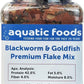 Aquatic Foods Inc. California Blackworm & Goldfish Mix Premium Flakes for Goldfish, Koi & Pond Fish, All Community Tropical Fish Also Pellet Mix, Wafer Mix Included…2oz