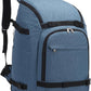 JIANYA Ski Boot Bag, 50L Waterproof Travel Backpack for Snowboard, Ski Helmet, Goggles, Gloves & Accessories, Blue